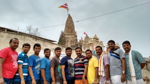 Outside Dwarkadhish Temple